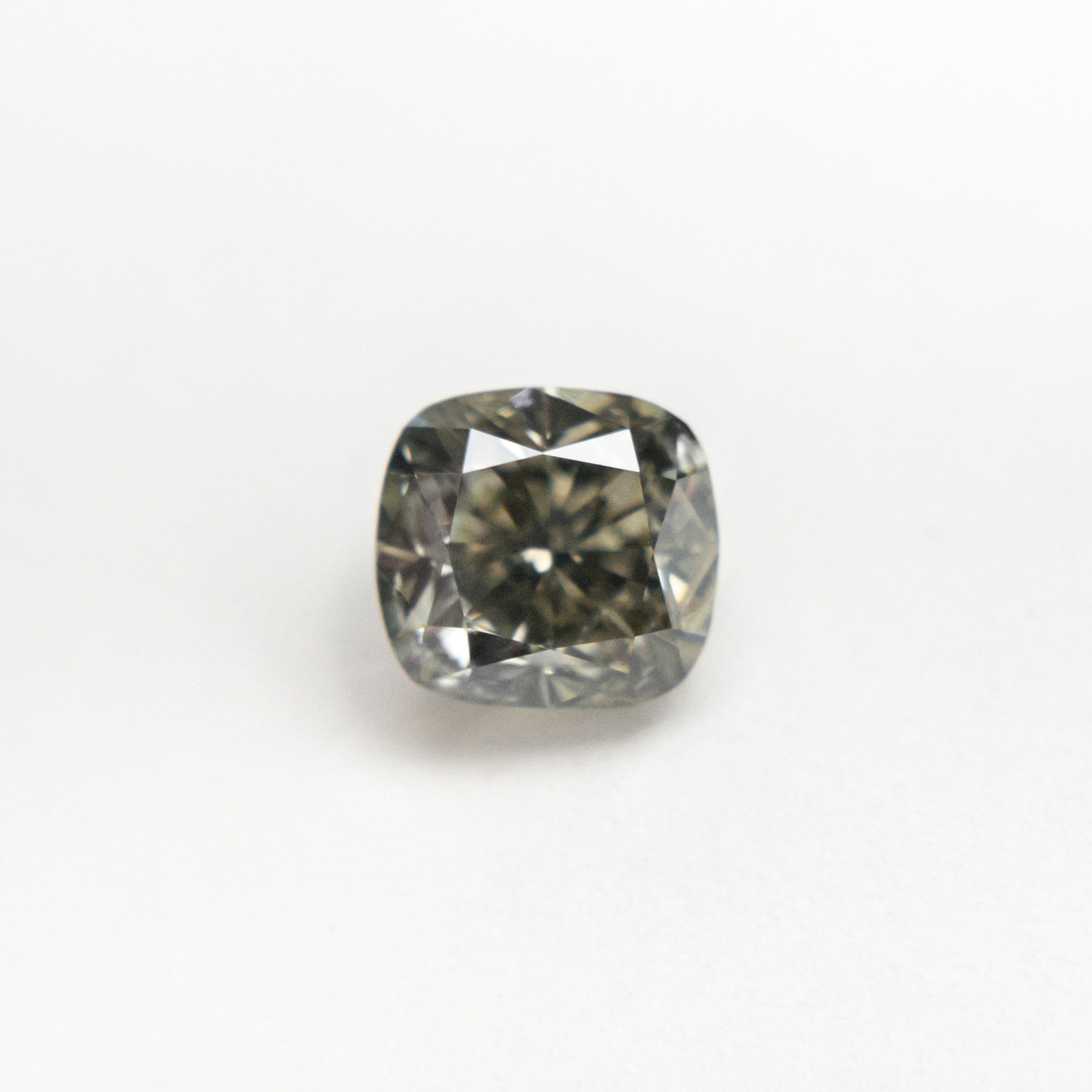 Fancy Grey Brilliant Diamond - 1.01ct Cushion