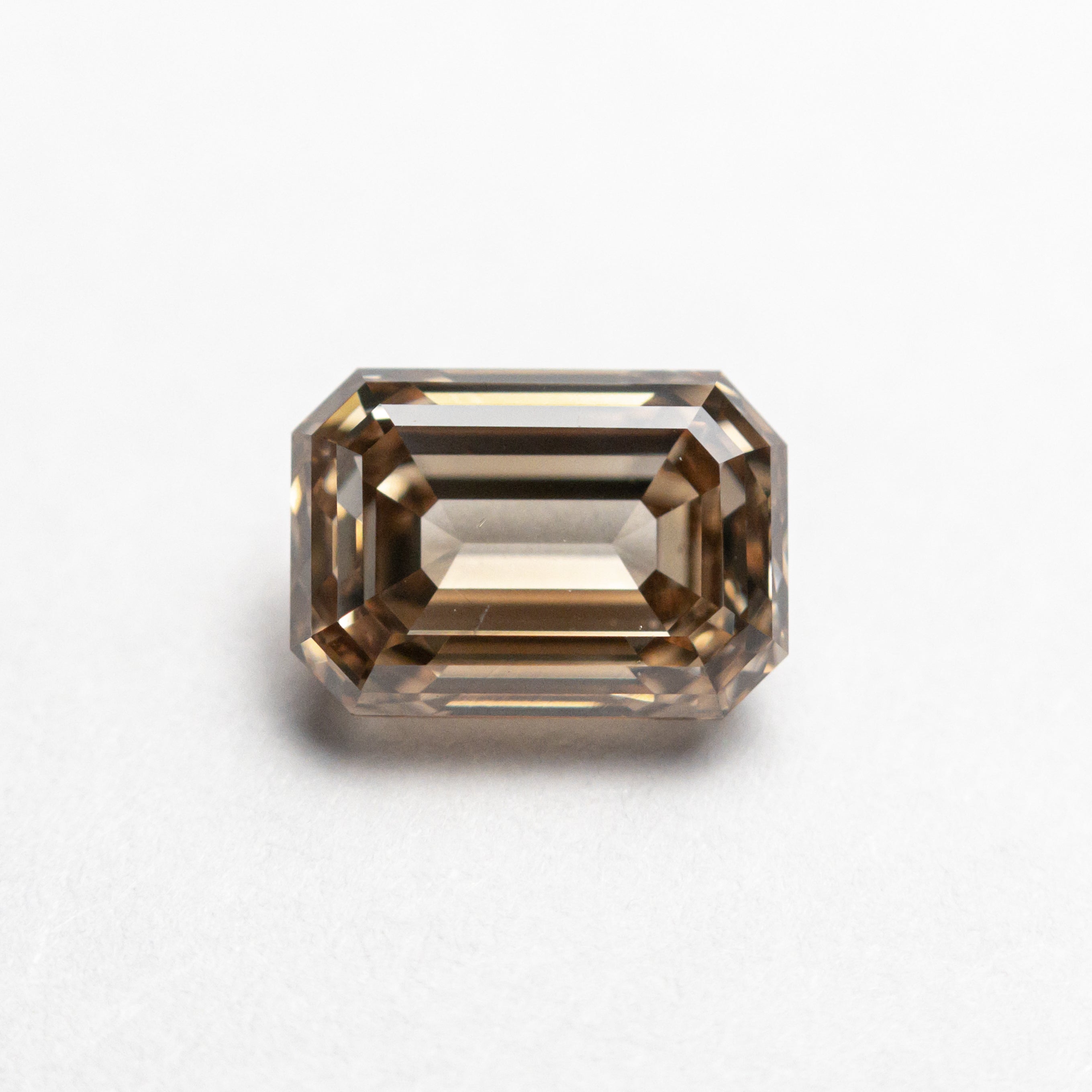 Champagne Step Cut Diamond - 1.04ct Cut Corner Rectangle