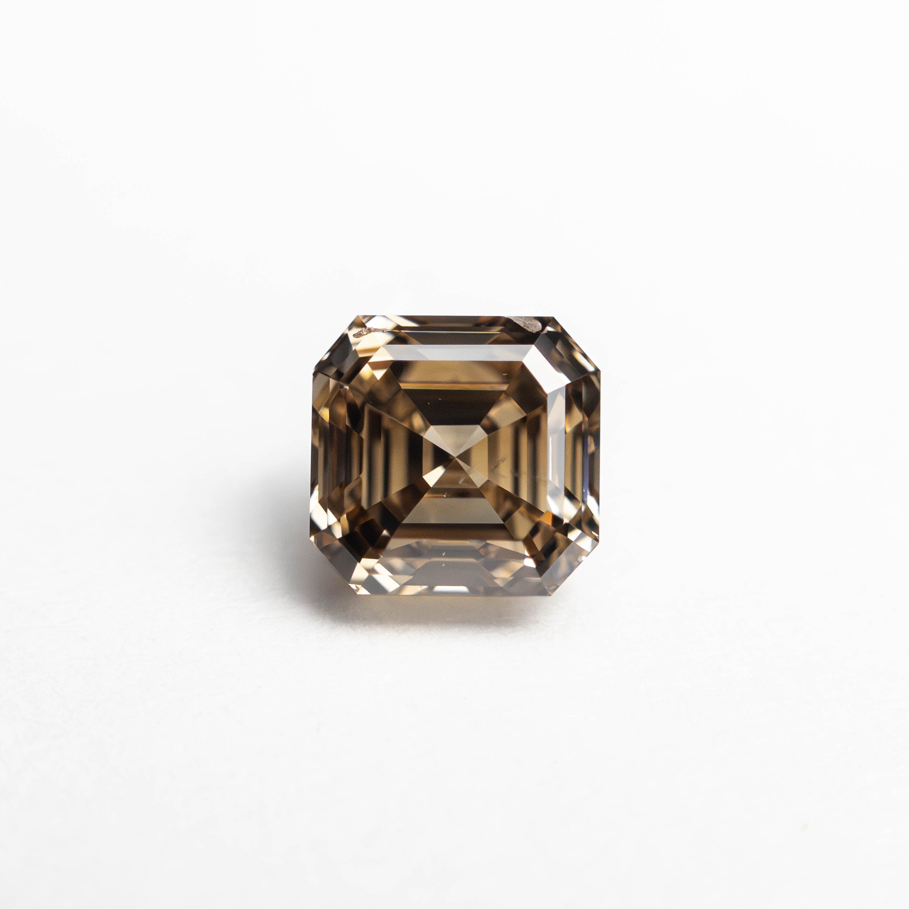 Champagne Step Cut Diamond - 1.02ct Cut Corner Square