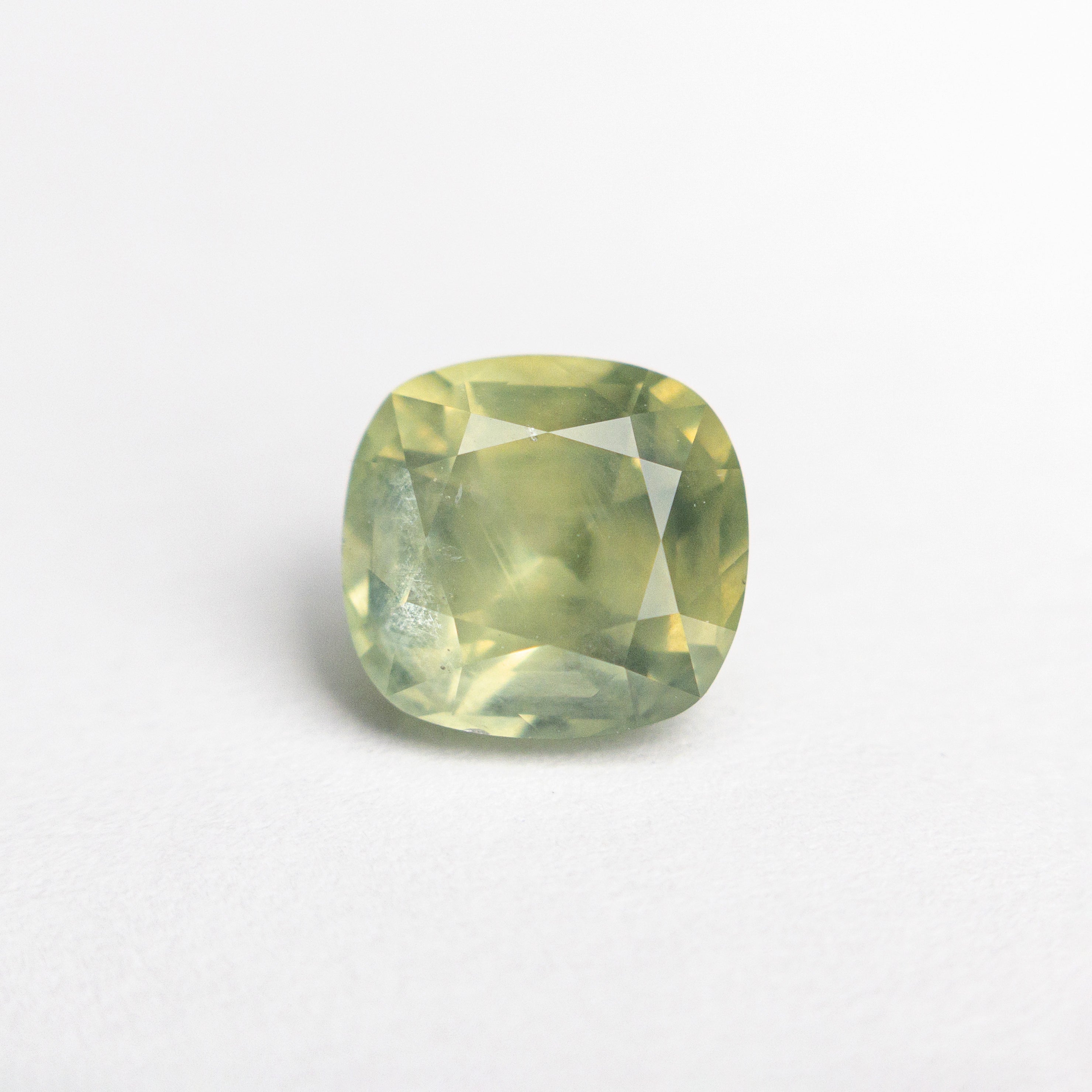 Green Brilliant Sapphire - 1.84ct Cushion