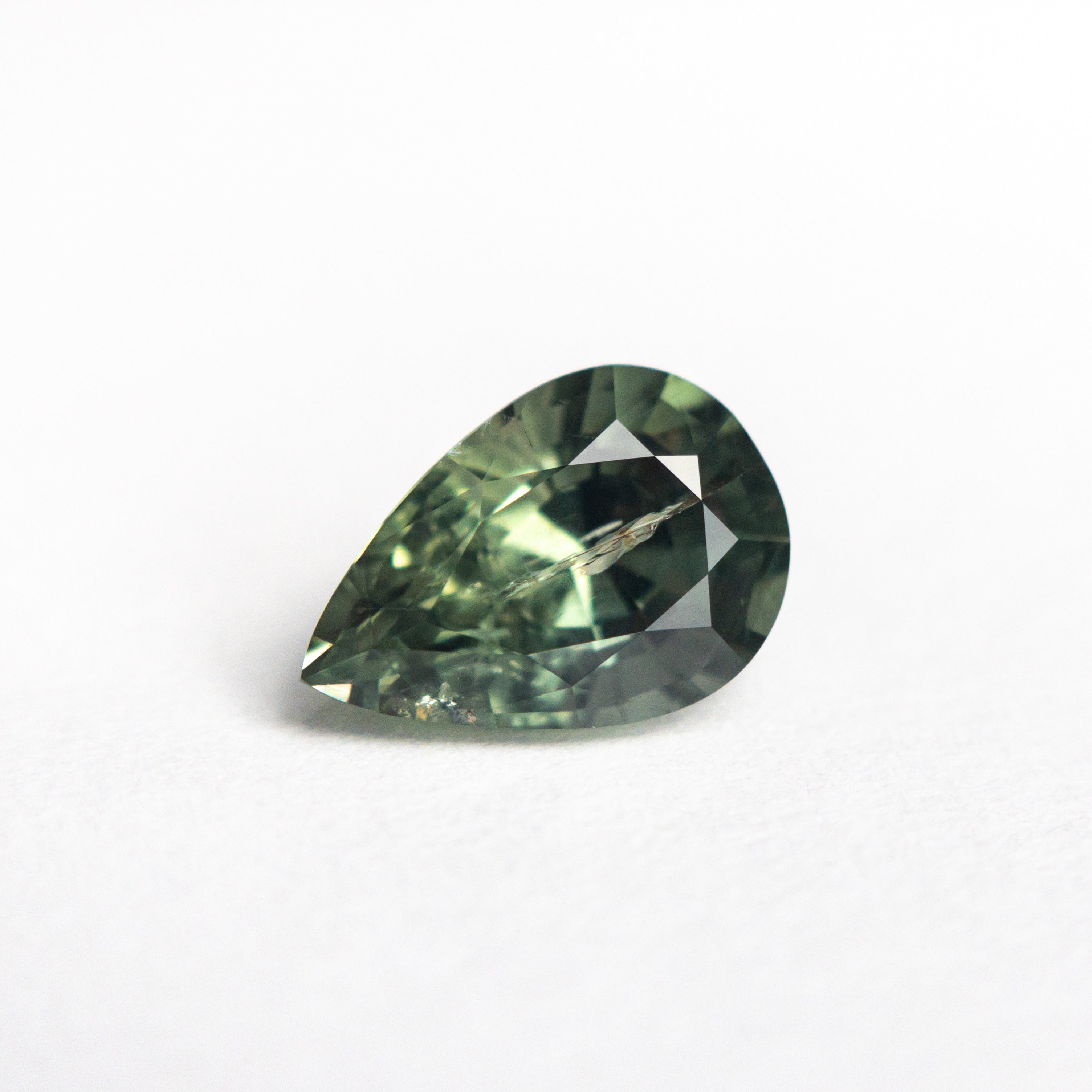 Green Brilliant Sapphire - 1.85ct Pear