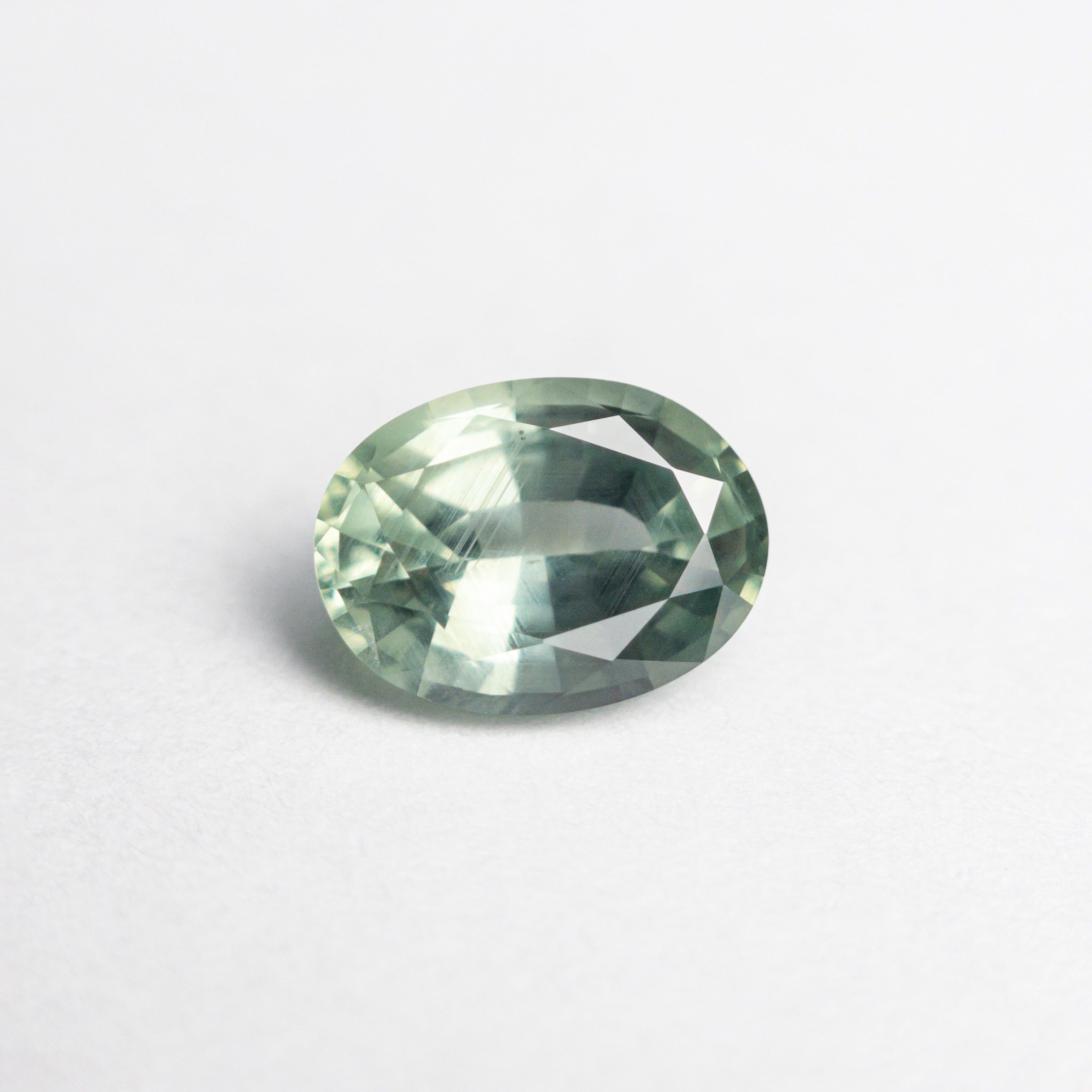 Green Brilliant Sapphire - 1.01ct Oval