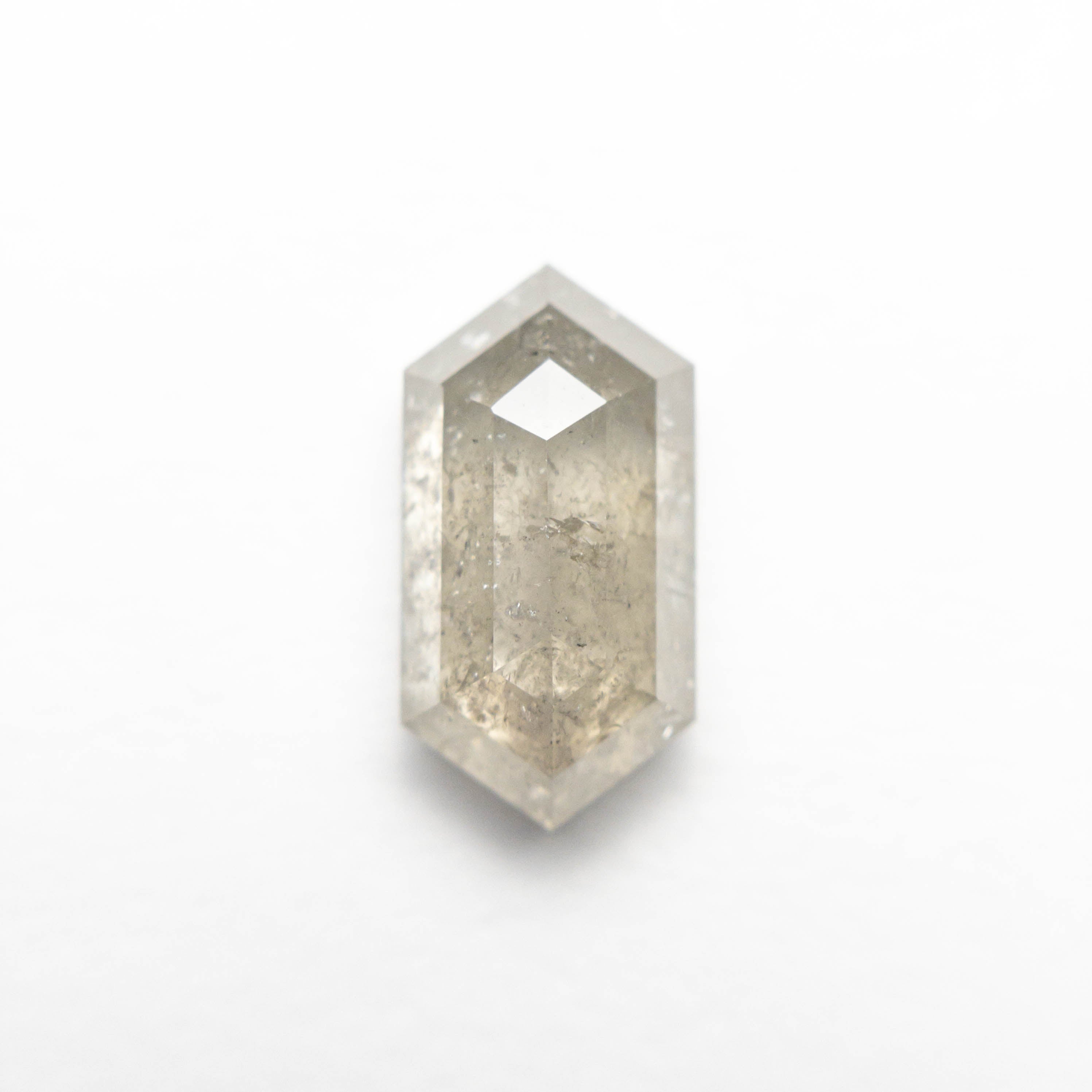 Salt and Pepper Step Cut Diamond - 2.05ct Hexagon