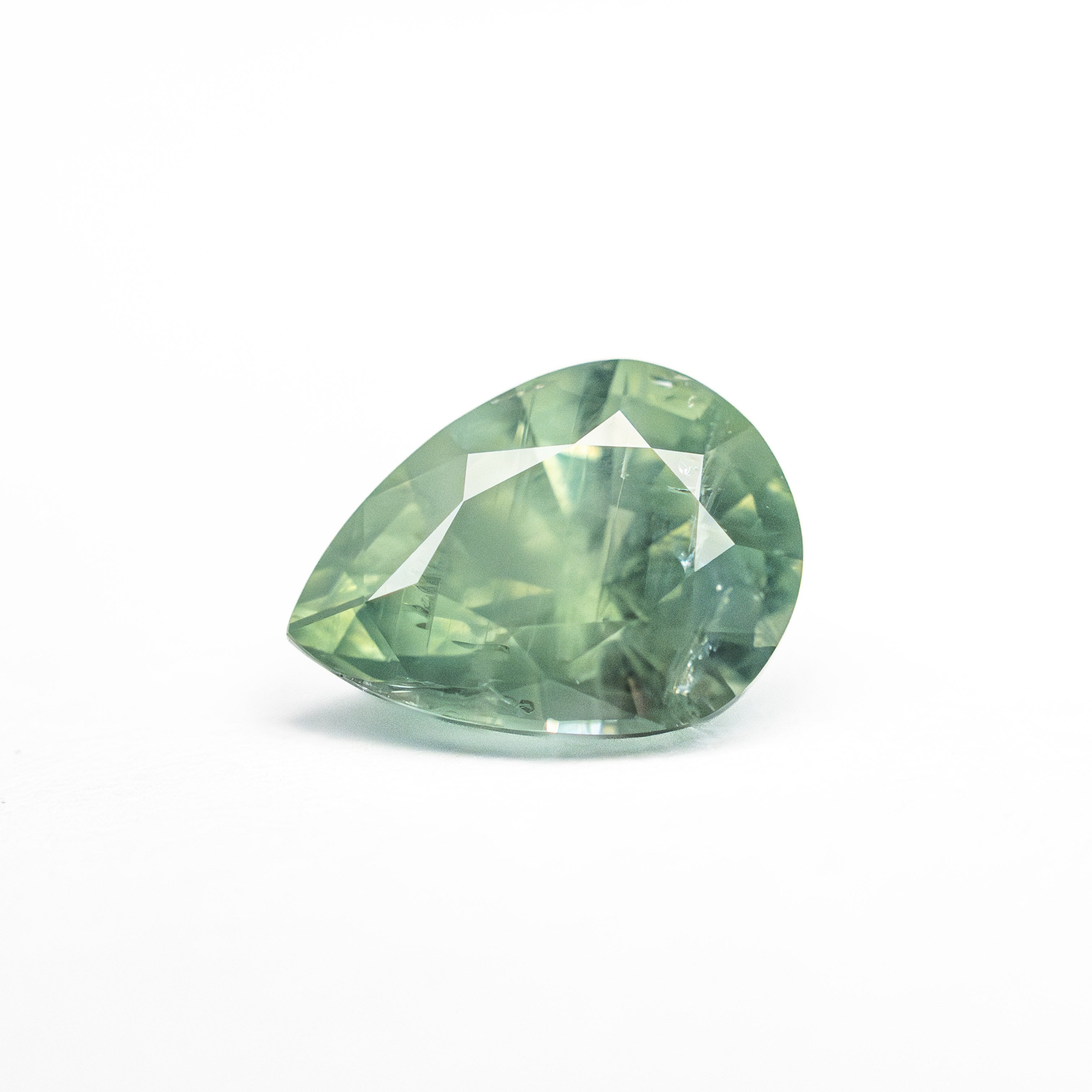 Green/Teal Brilliant Sapphire - 1.55ct Pear