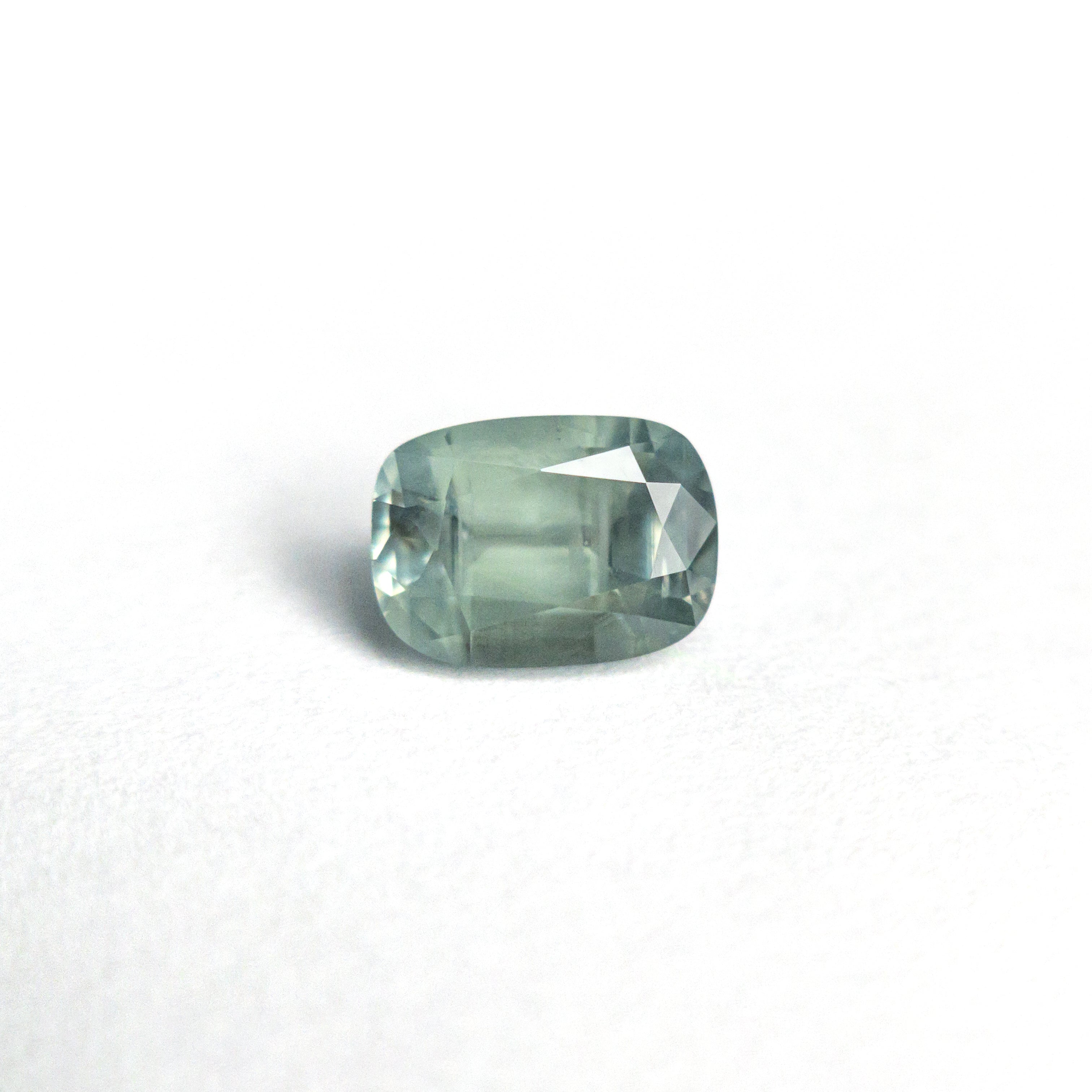 Green/Blue Brilliant Sapphire - 0.78ct Cushion