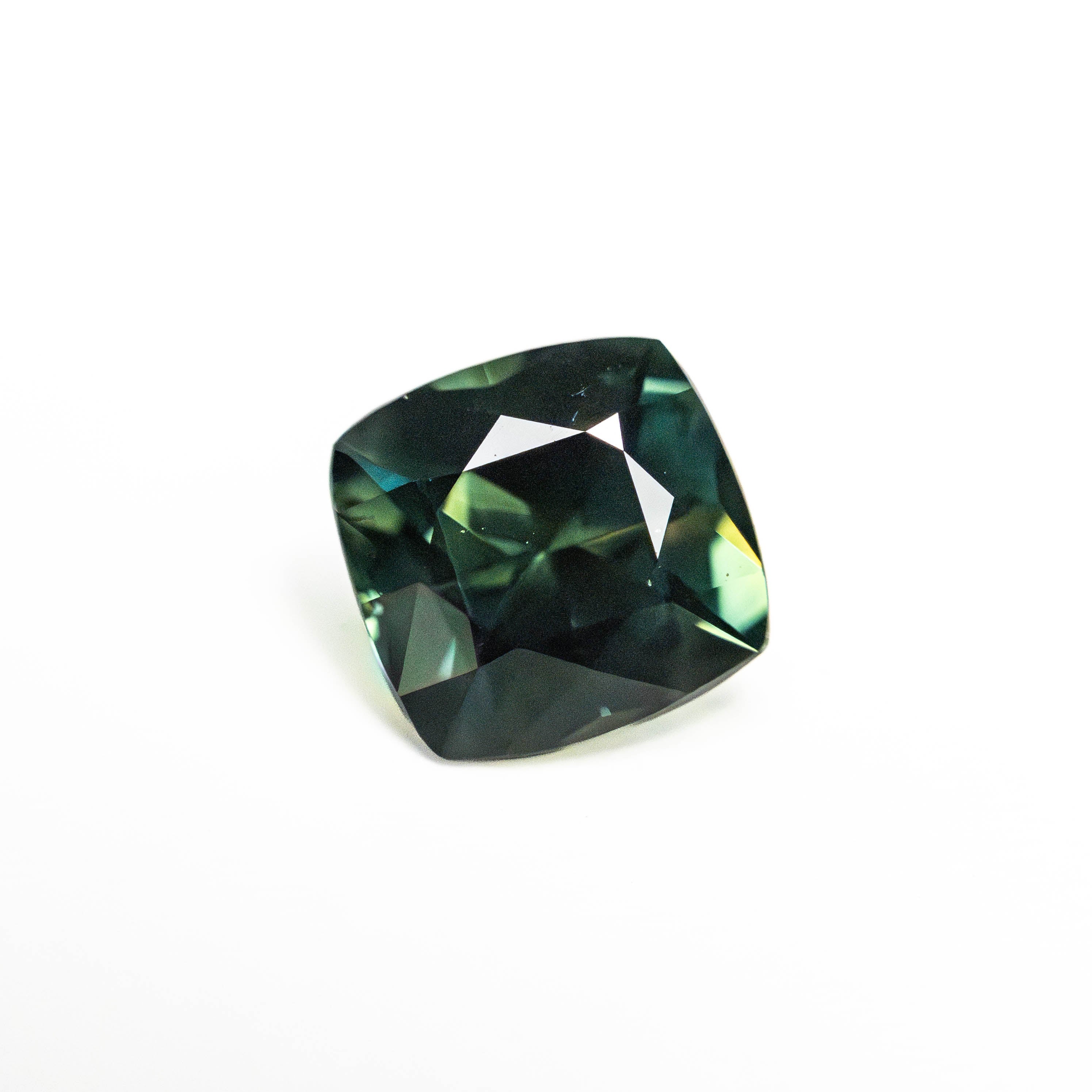 Teal/Green Brilliant Sapphire - 1.24ct Cushion