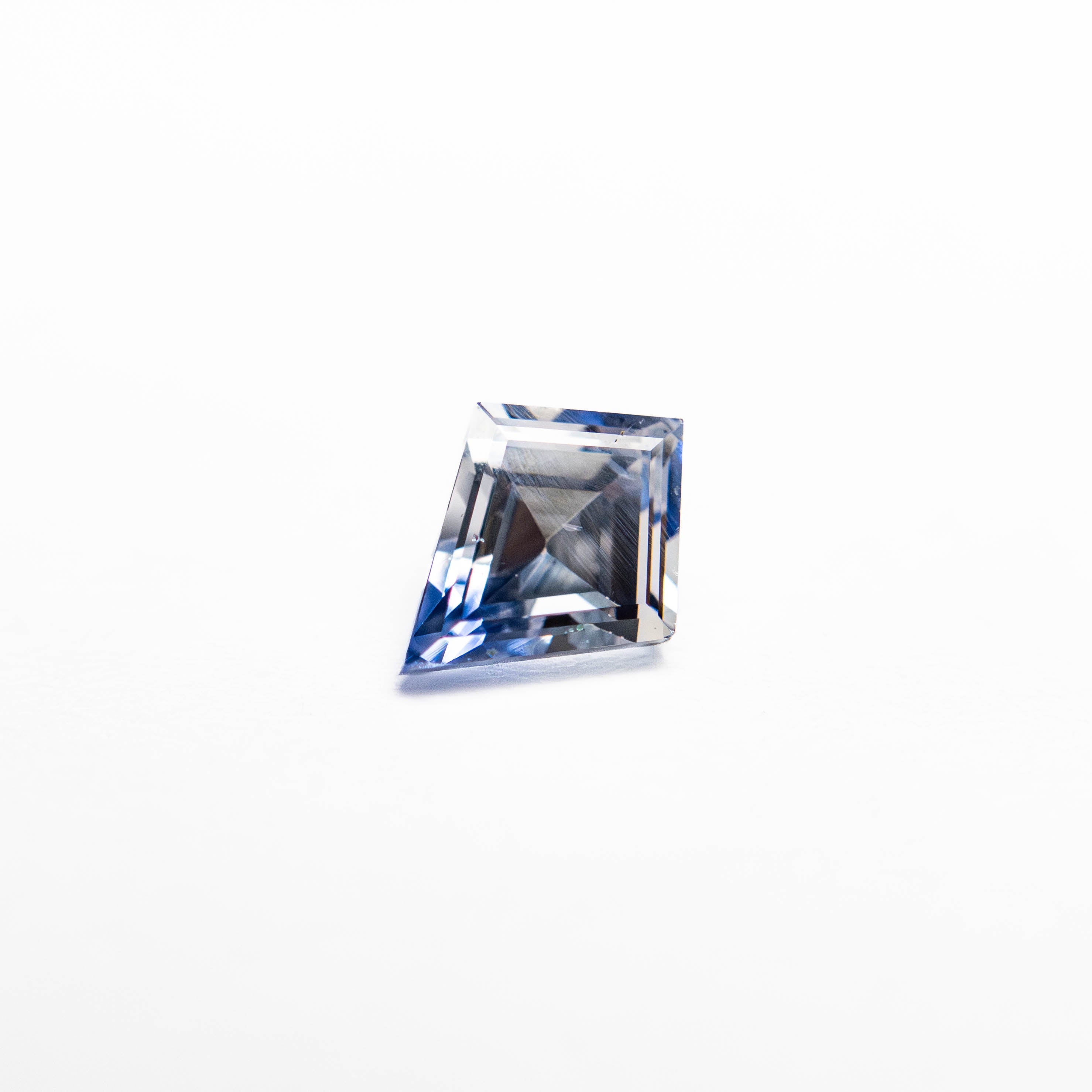 Parti Blue-White Step Cut Sapphire - 0.47ct Kite