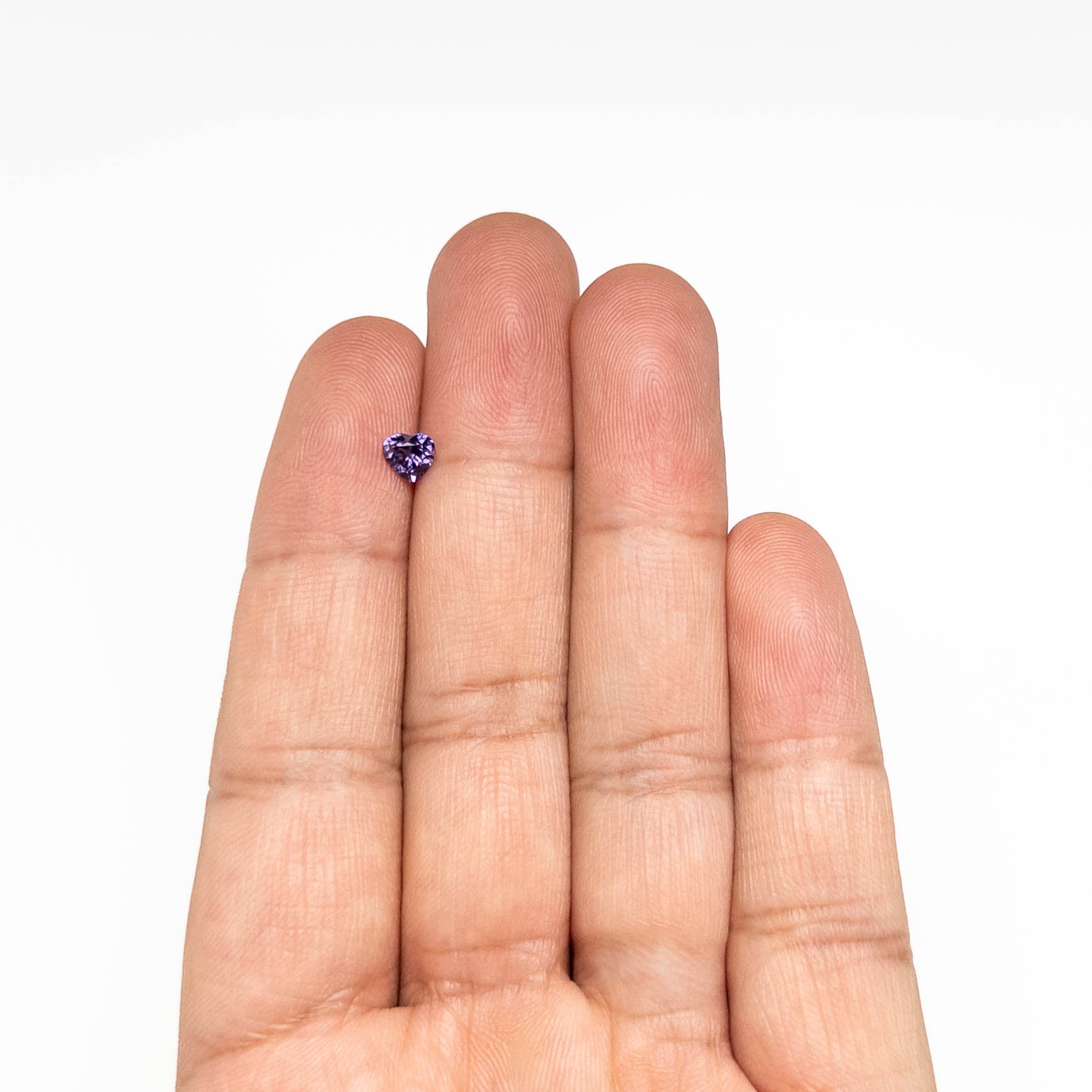 Purple Brilliant Sapphire - 0.52ct Heart