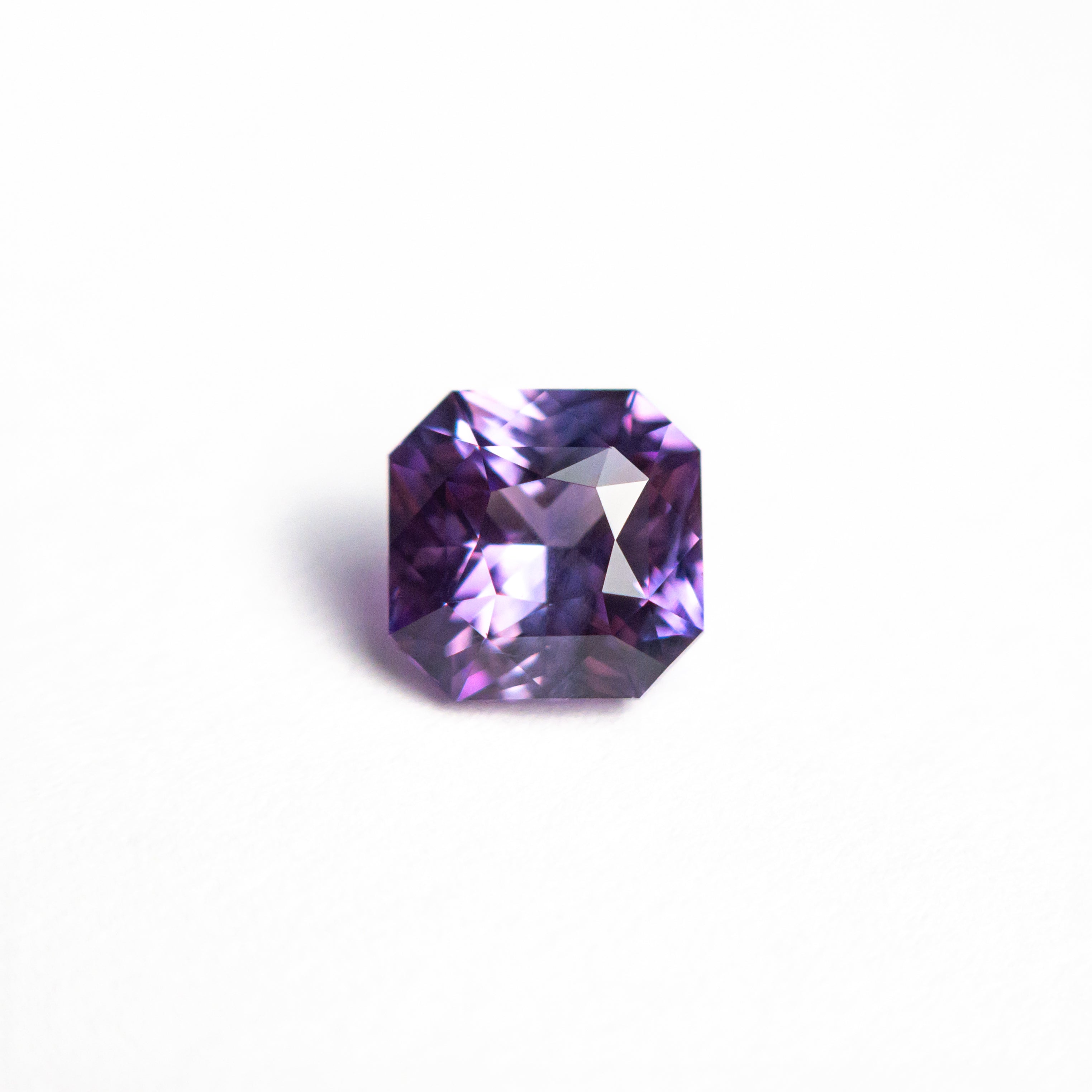 Purple Brilliant Sapphire - 1.18ct Cut Corner Square