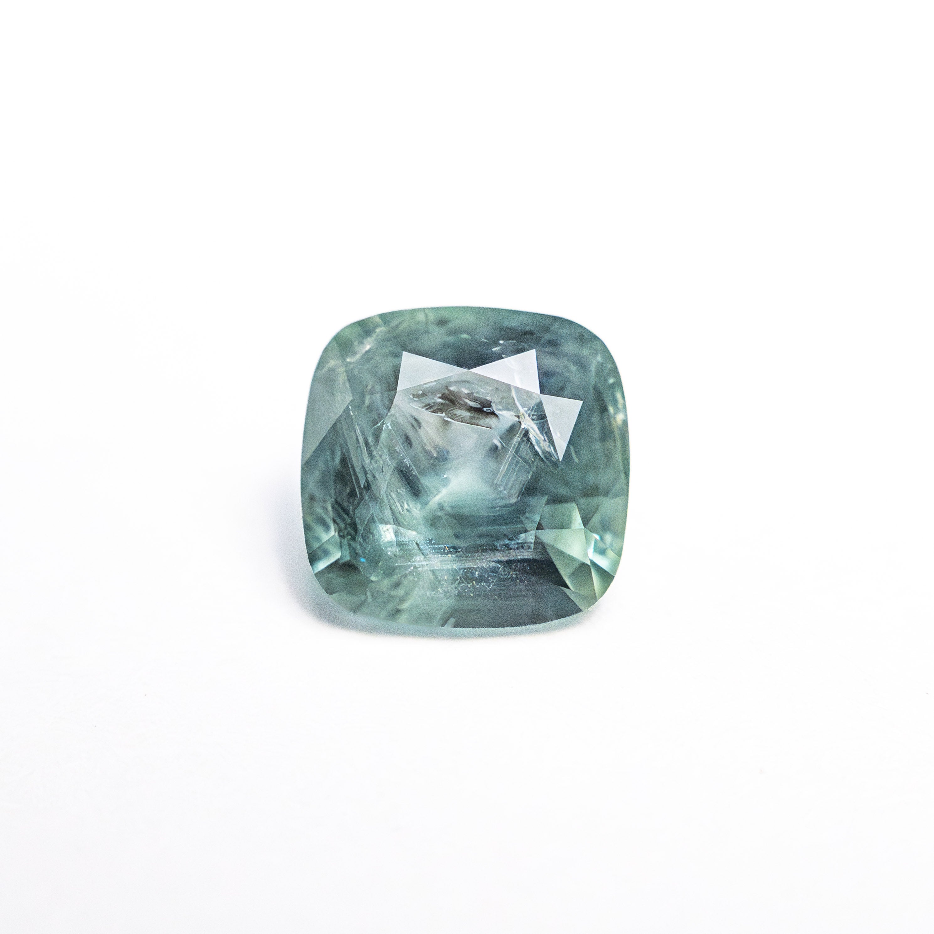 Teal Brilliant Sapphire - 0.96ct Cushion