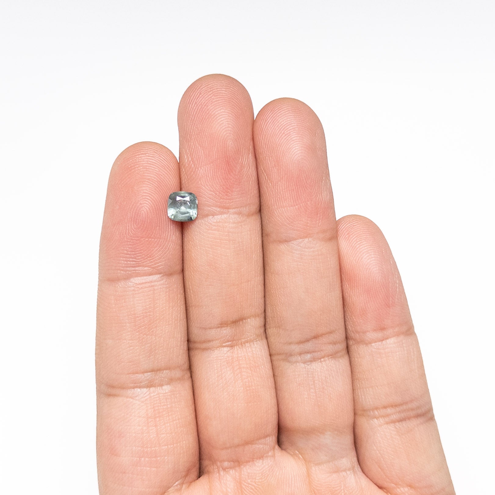 Teal Brilliant Sapphire - 0.96ct Cushion