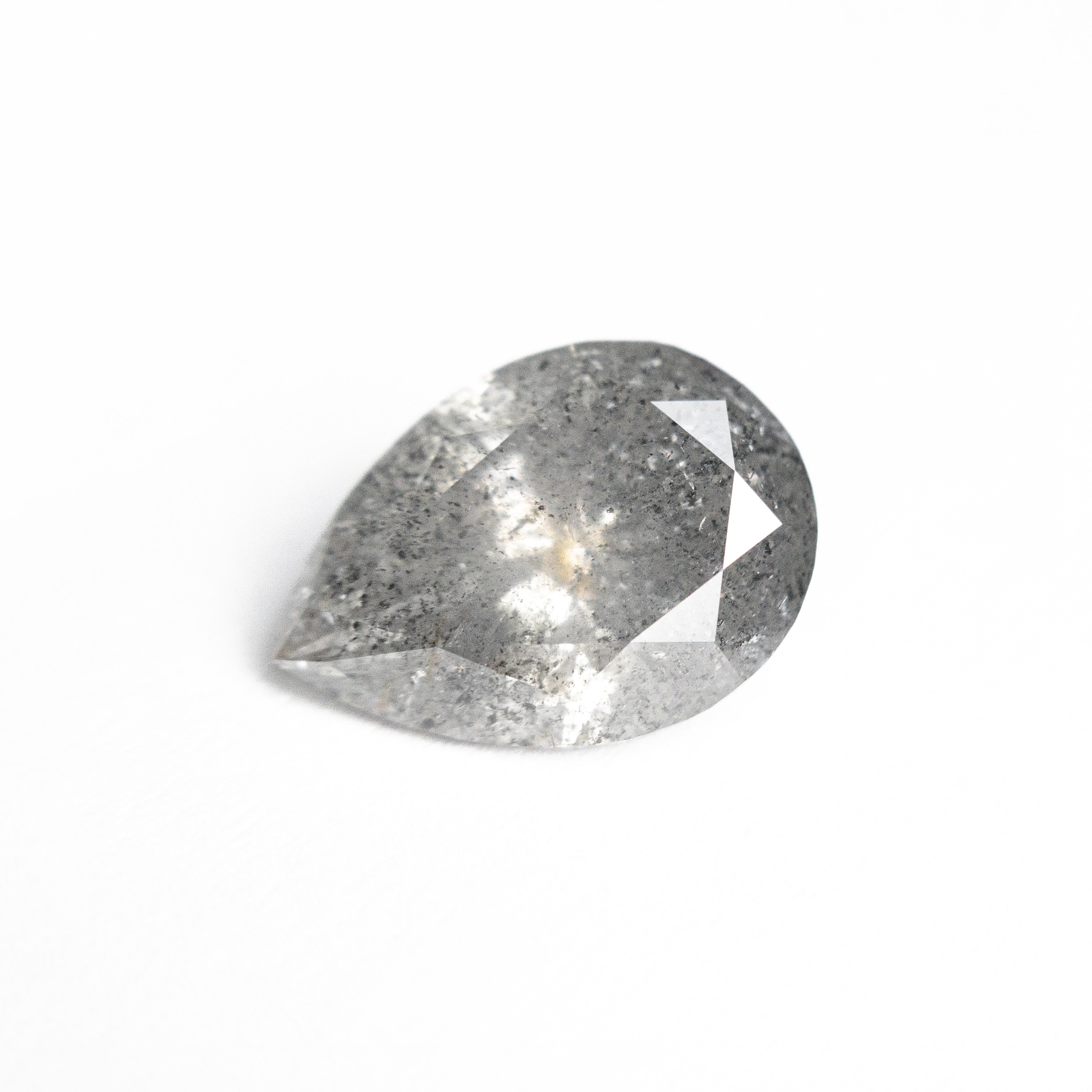 Salt and Pepper Brilliant Diamond - 2.12ct Pear