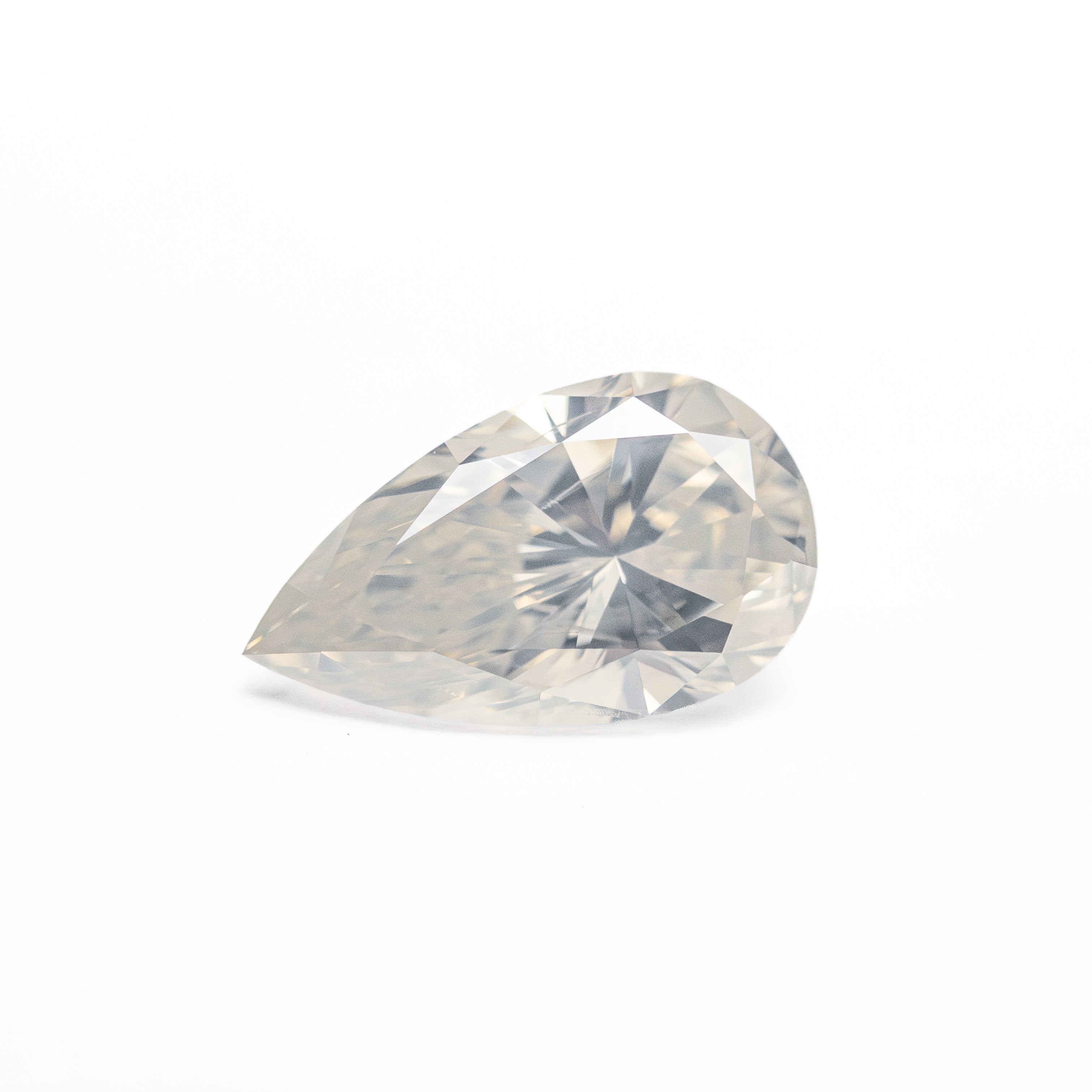 Fancy White Brilliant Diamond - 1.07ct Pear