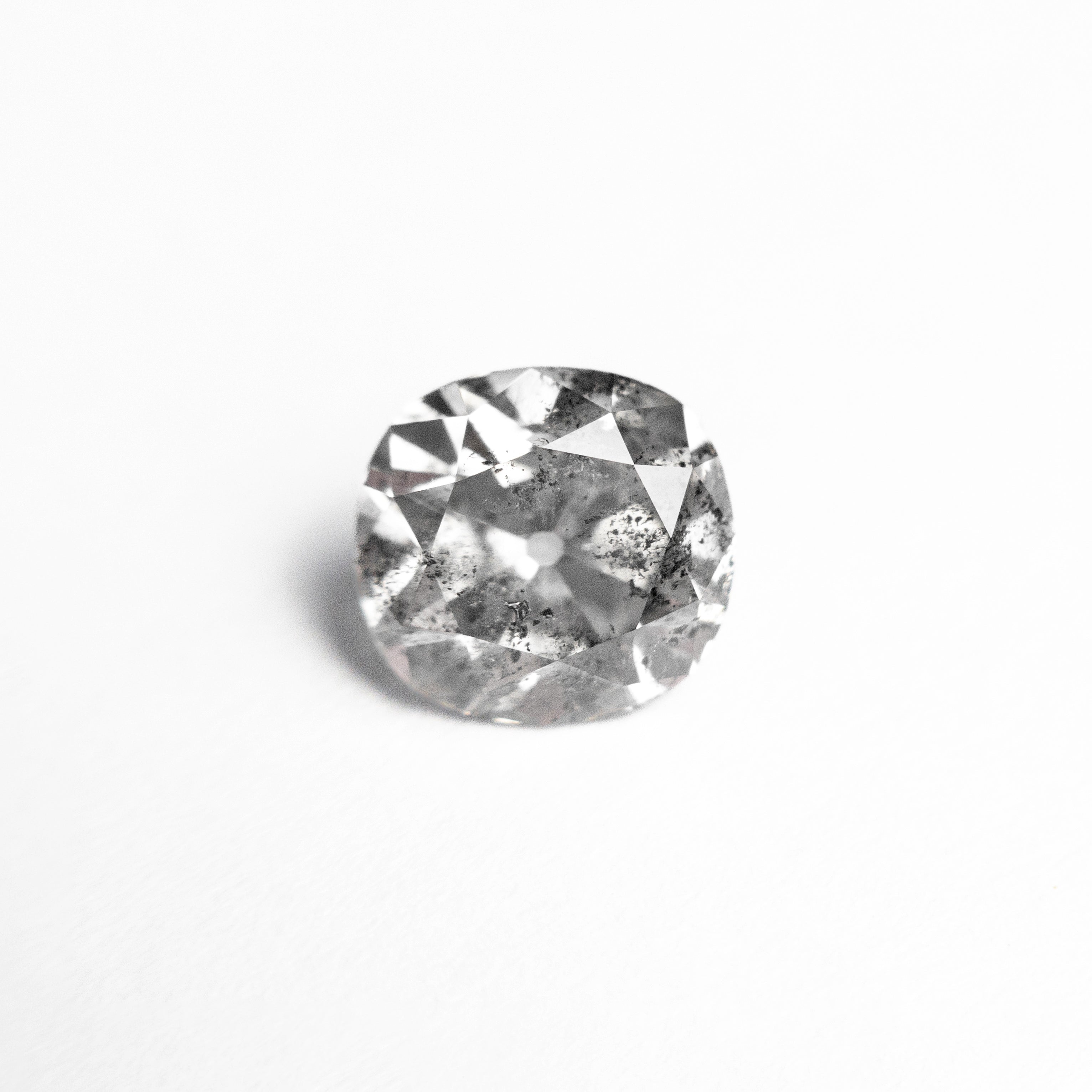 Salt and Pepper Modern Antique Old Mine Cut Diamond - 1.35ct Cushion