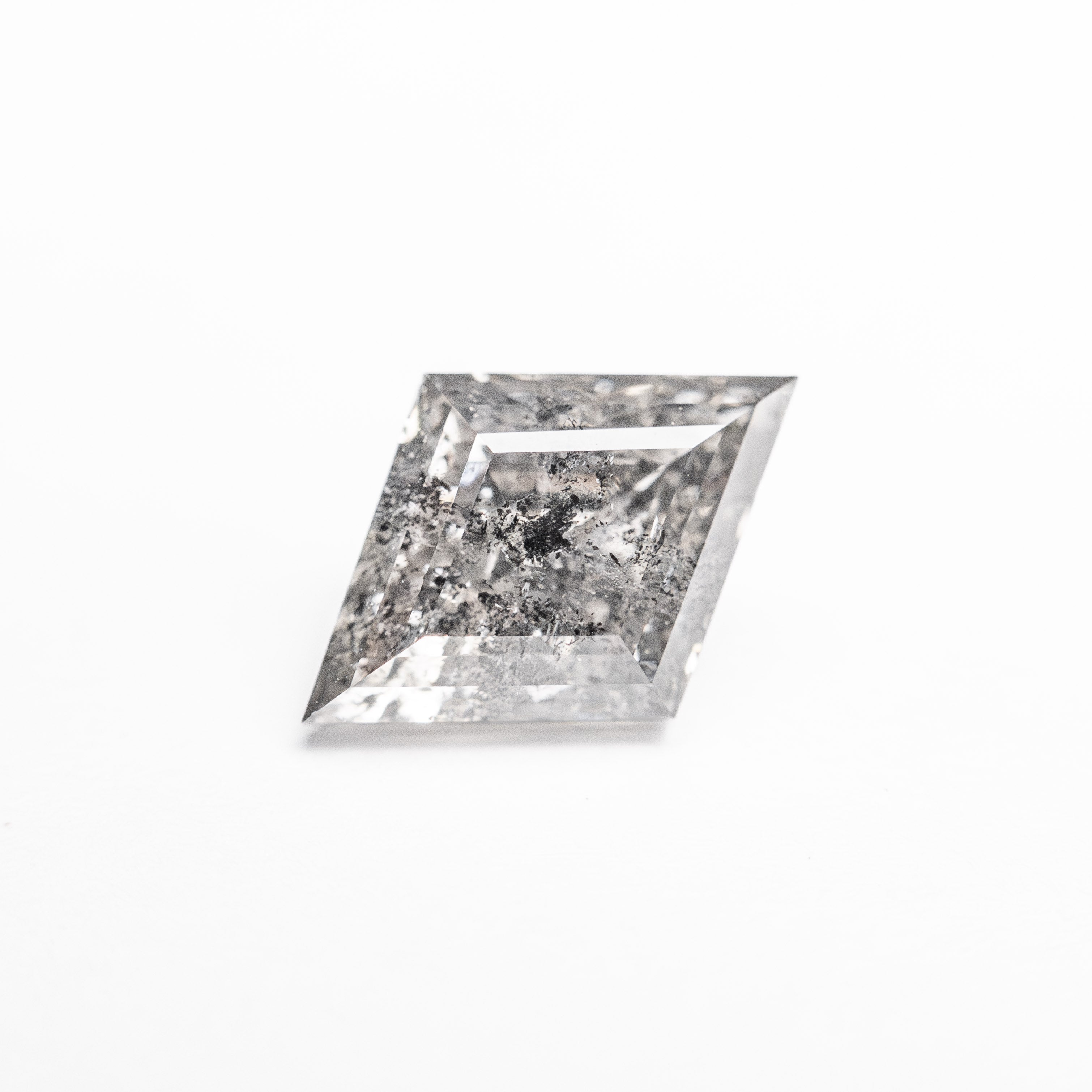 Salt and Pepper Step Cut Diamond - 1.36ct Lozenge