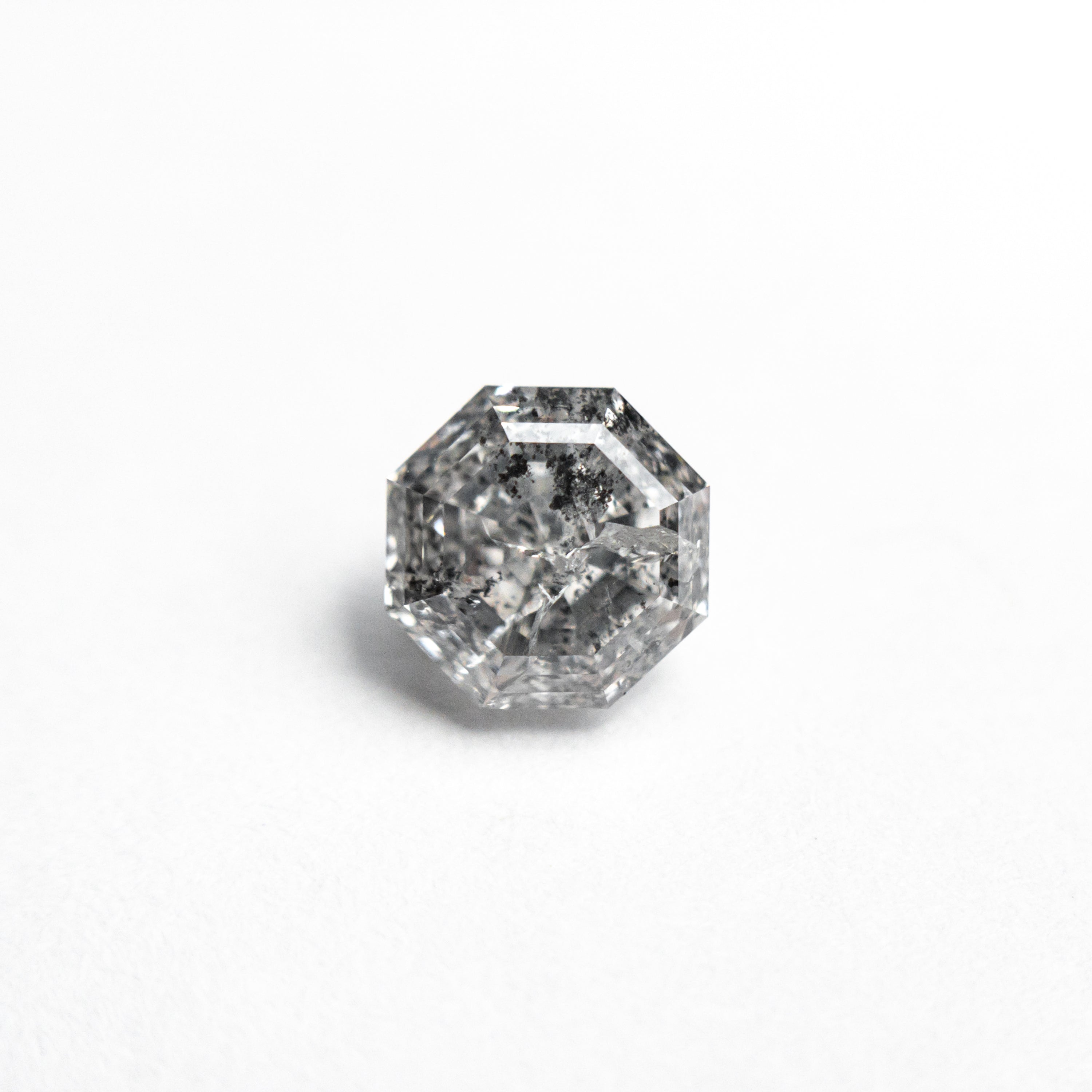 Salt and Pepper Step Cut Diamond - 1.01ct Octagon