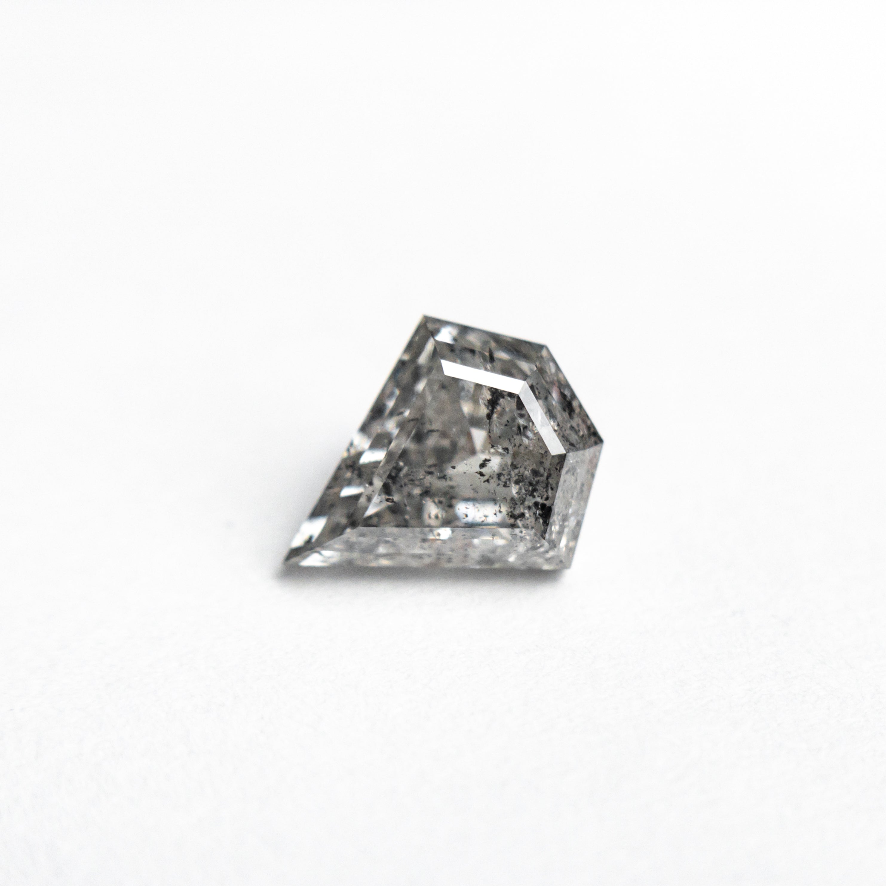 Salt and Pepper Step Cut Diamond - 1.06ct Shield