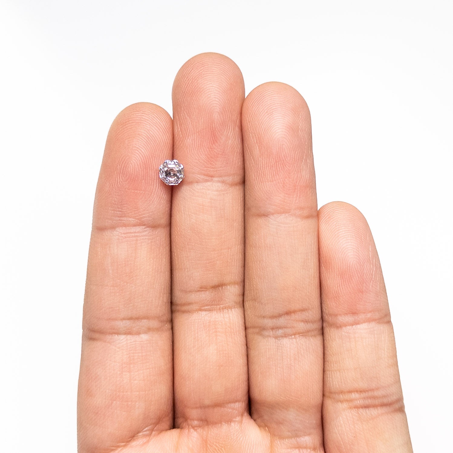 Salt and Pepper Step Cut Diamond - 0.82ct Octagon