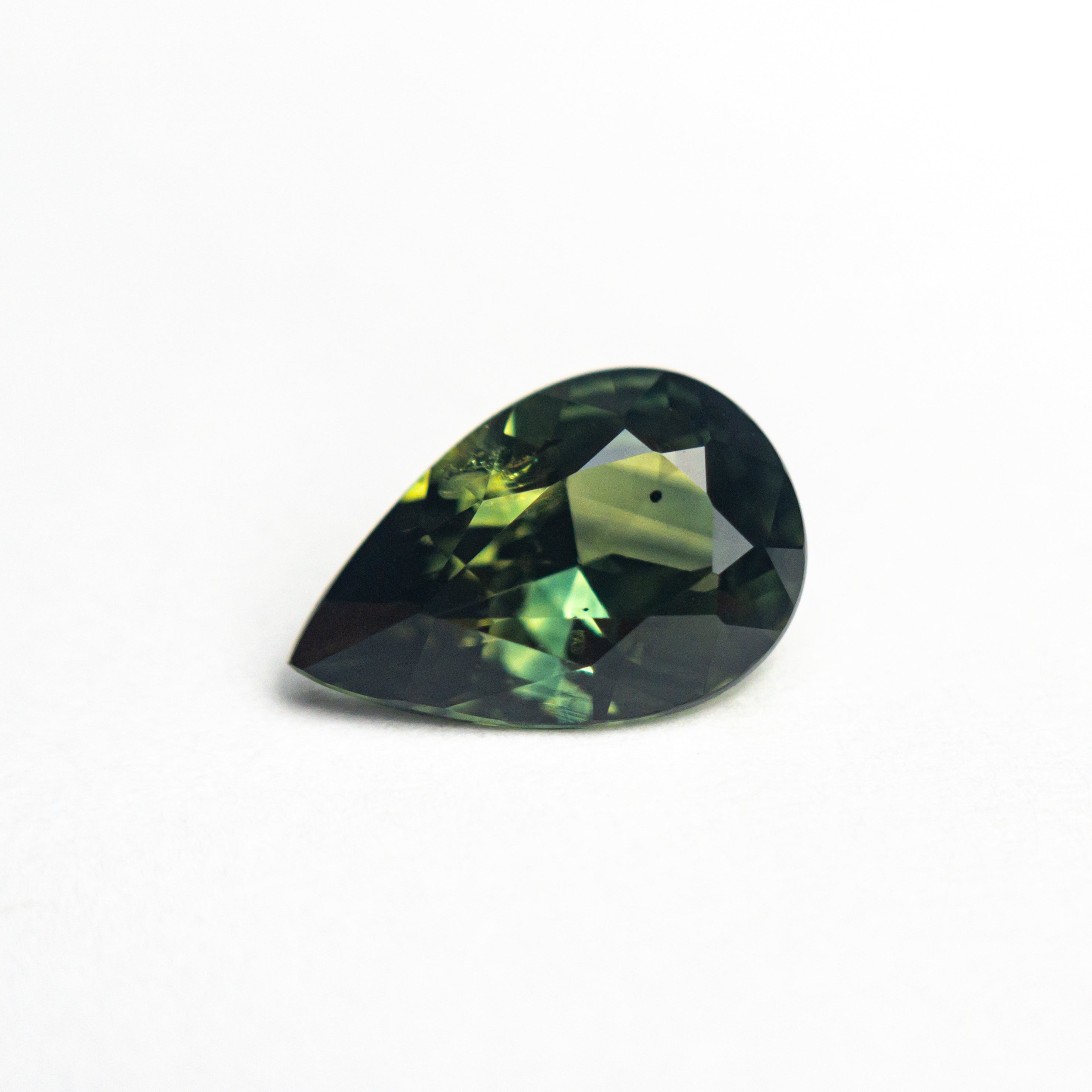 Green/Teal Brilliant Sapphire - 1.29ct Pear