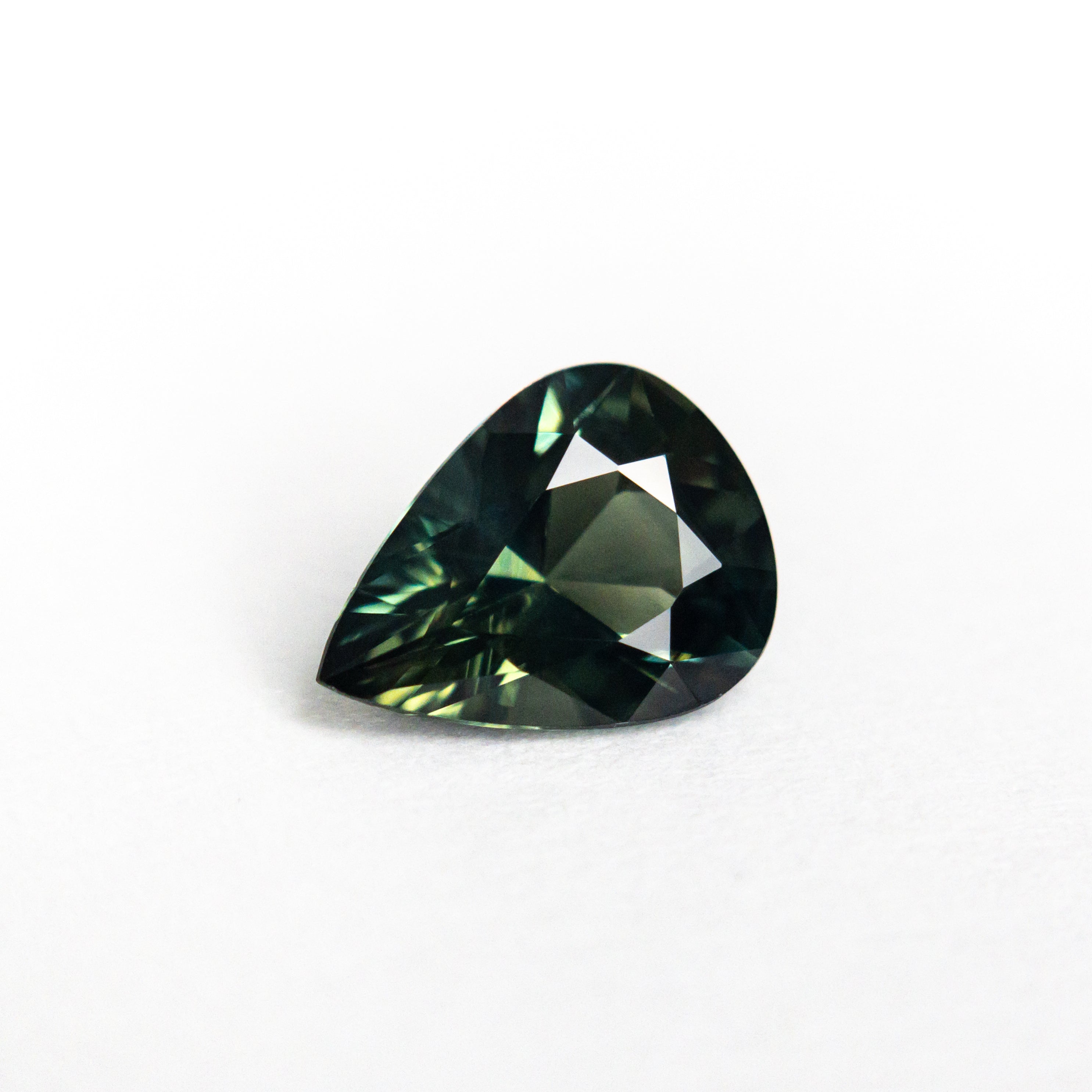 Green/Teal Brilliant Sapphire - 1.15ct Pear