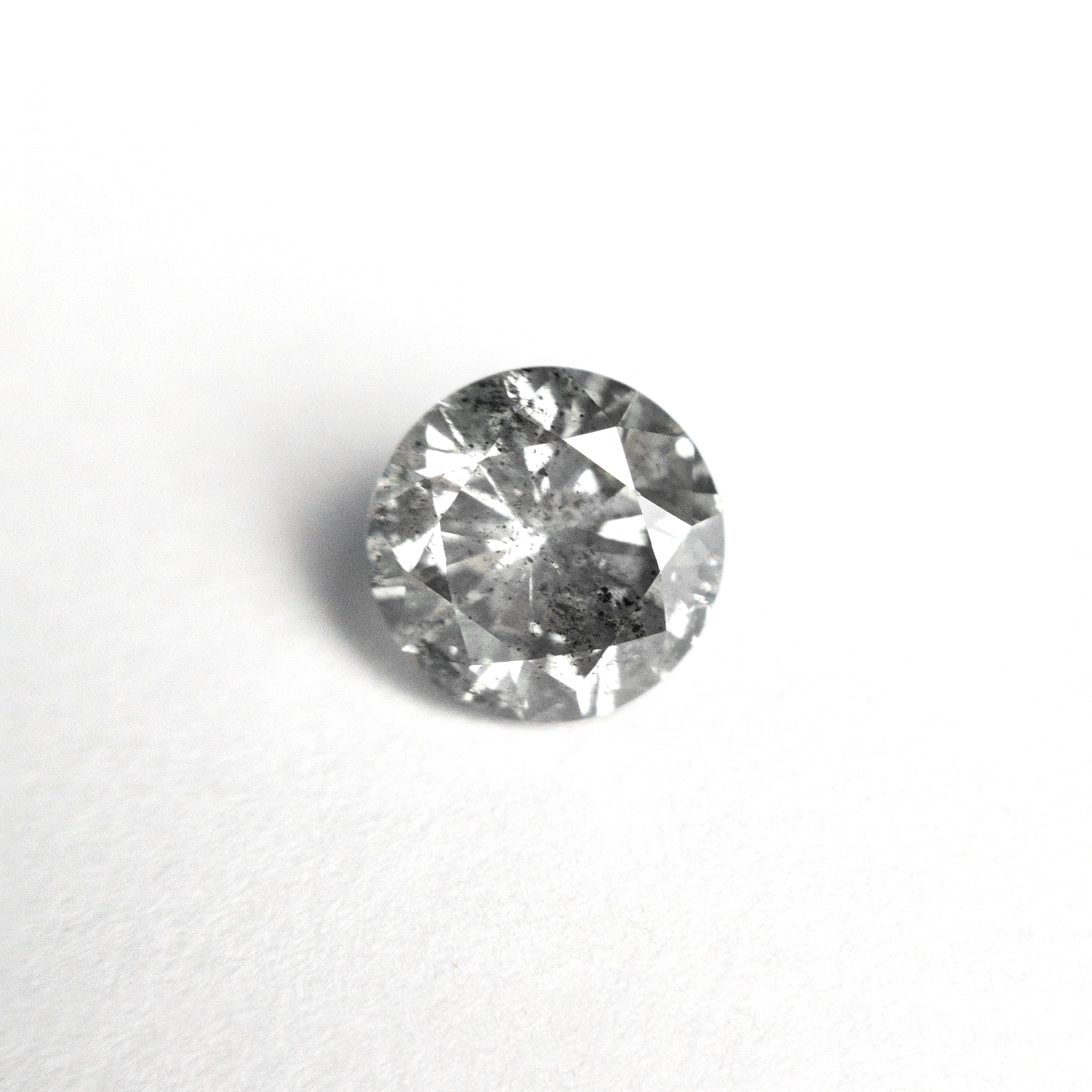 Salt and Pepper Brilliant Diamond - 0.96ct Round