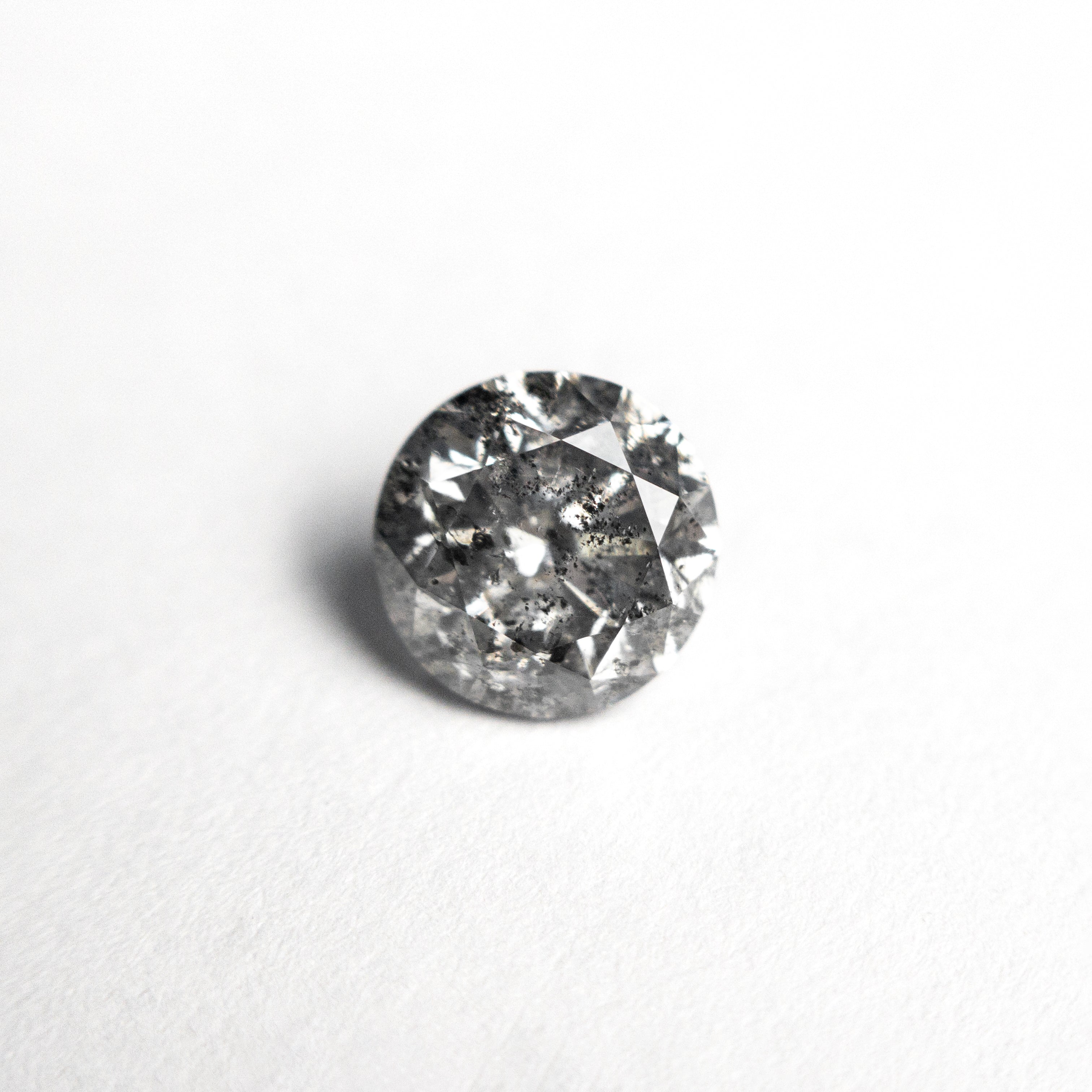 Salt and Pepper Brilliant Diamond - 1.04ct Round