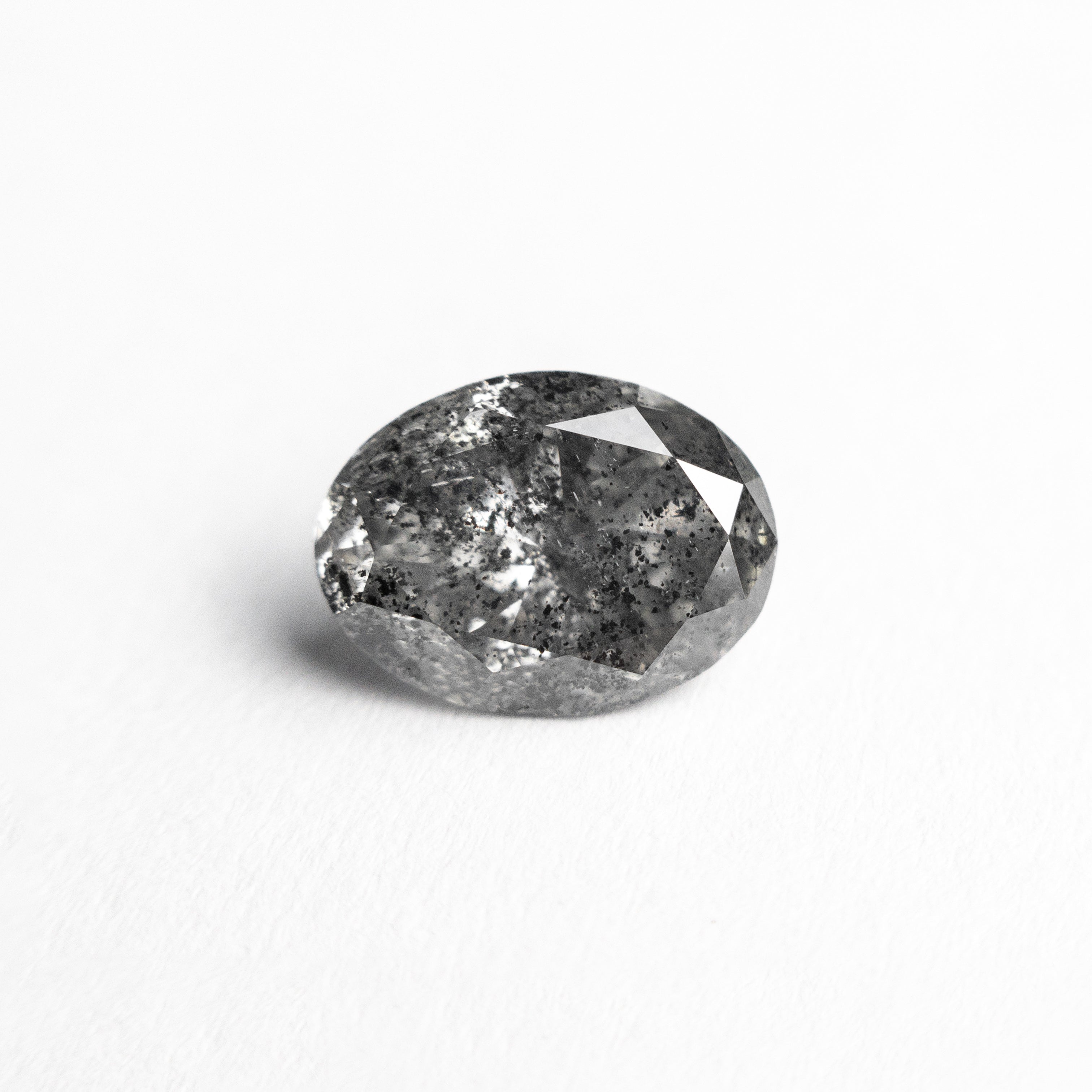 Salt and Pepper Brilliant Diamond - 1.25ct Oval