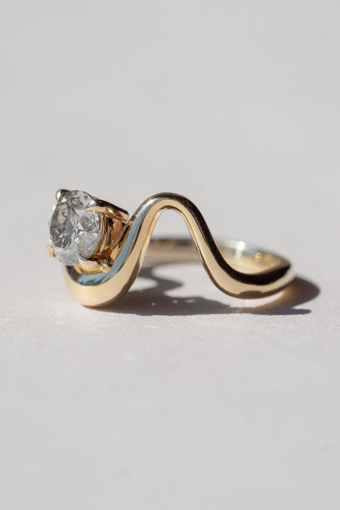 Foe & Dear - Clementine Ring - White Lab-Grown Diamond *made-to-order