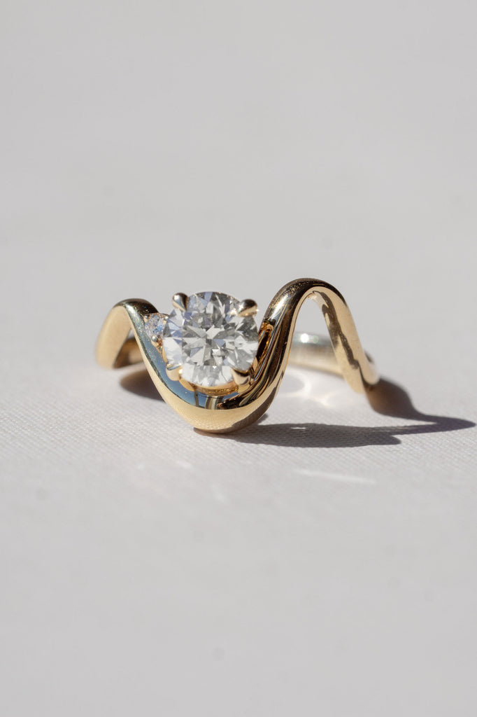 Foe & Dear - Clementine Ring - White Lab-Grown Diamond *made-to-order