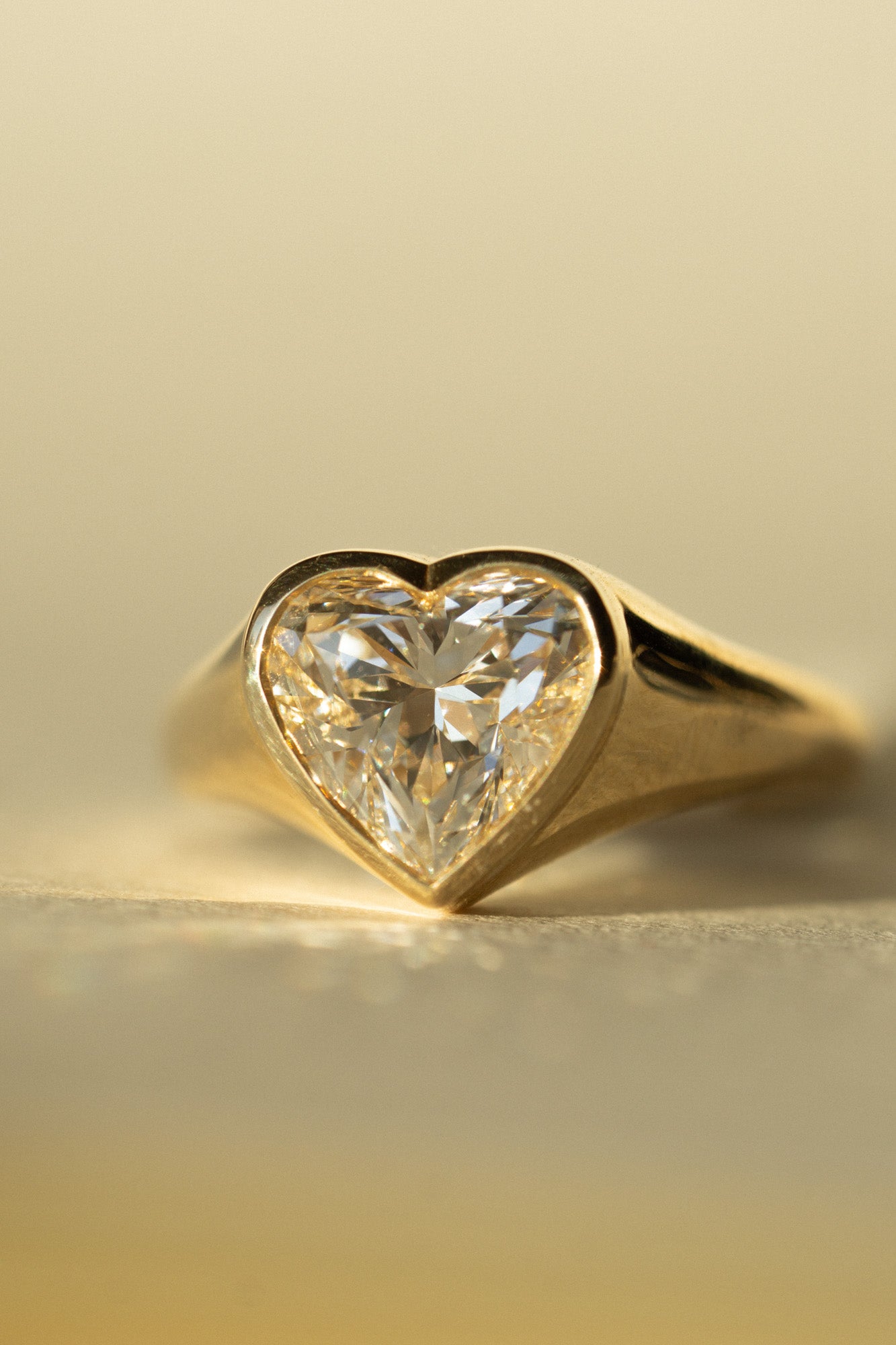 Foe & Dear Sincerity Ring - 2.59ct White Brilliant Cut Heart Lab Grown Diamond *ready-to-ship