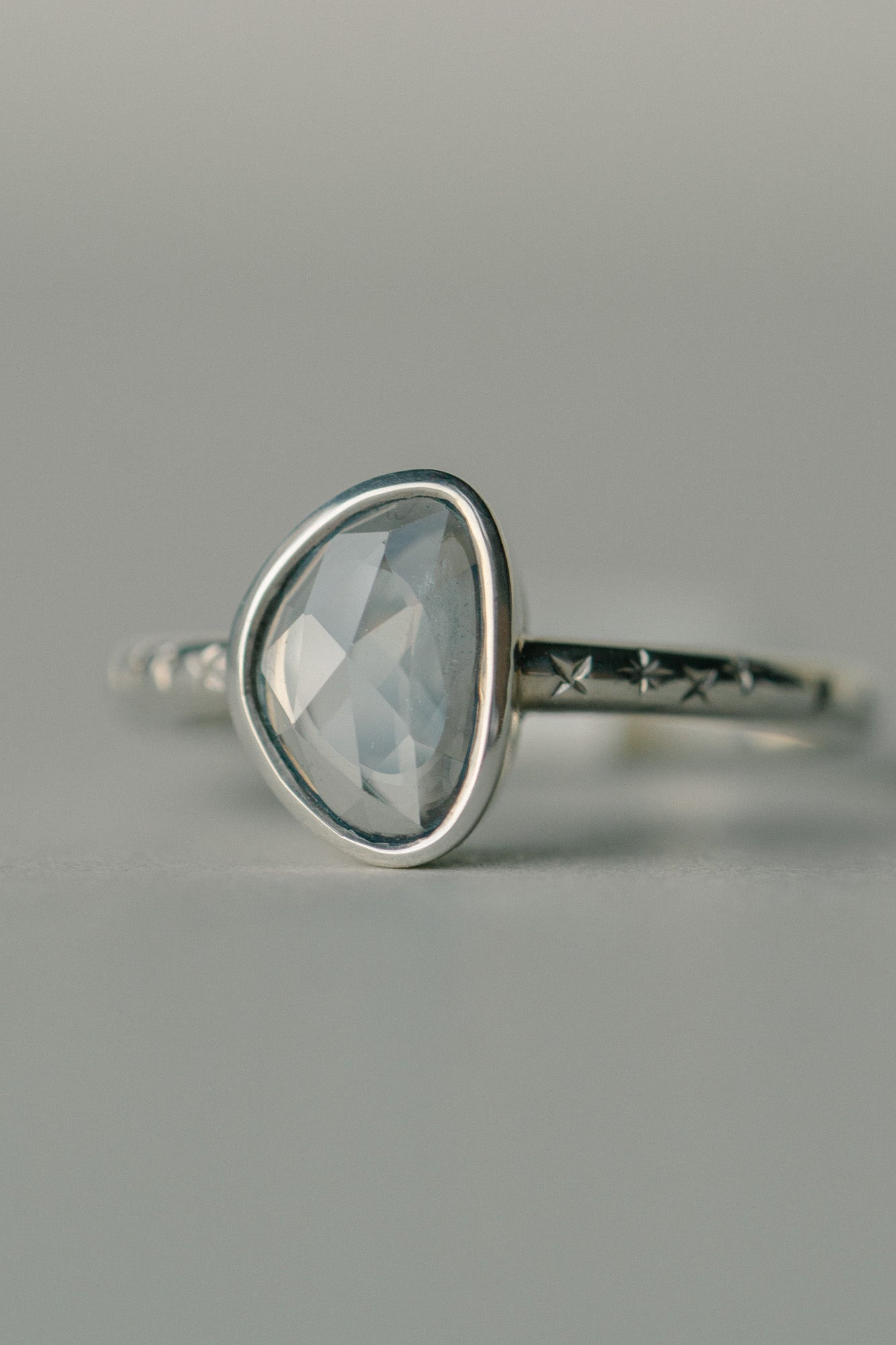 *new* Estrella Ring - Pale Blue Amorphous Sapphire *ready-to-ship - Foe & Dear