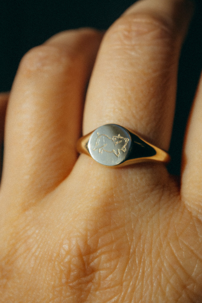 Bao Mini Ring - 14k Yellow Gold *made-to-order