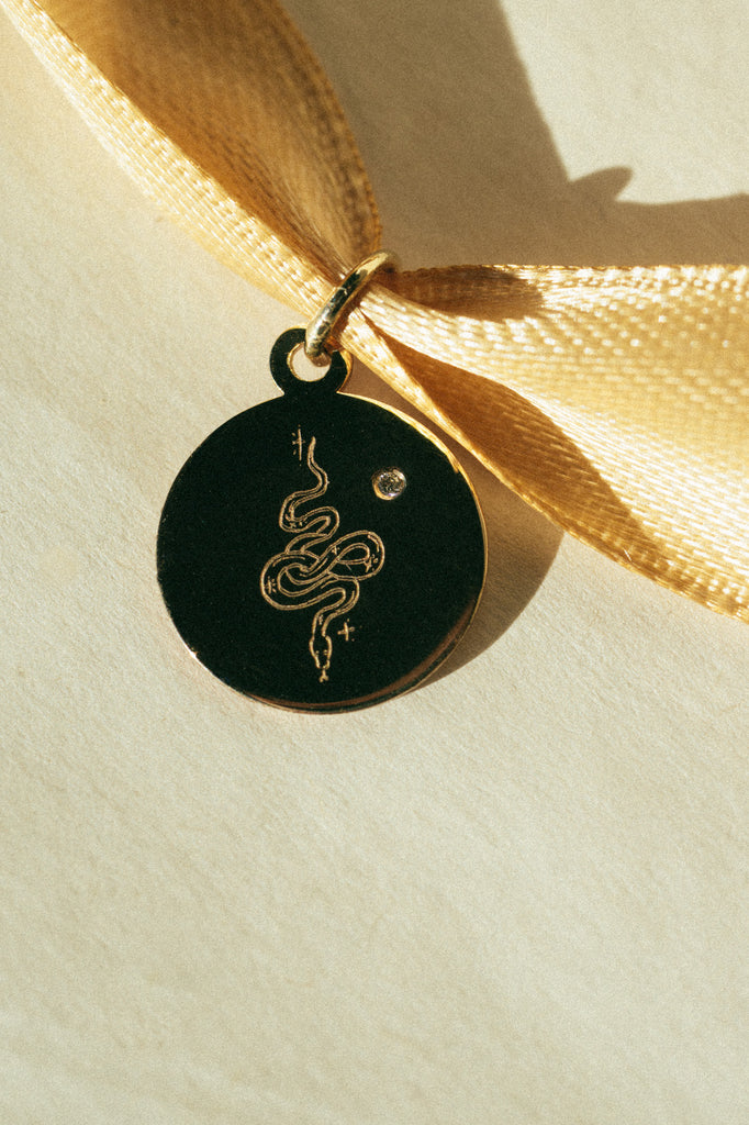 Bao Charm Pendant - 14k Yellow Gold *made-to-order