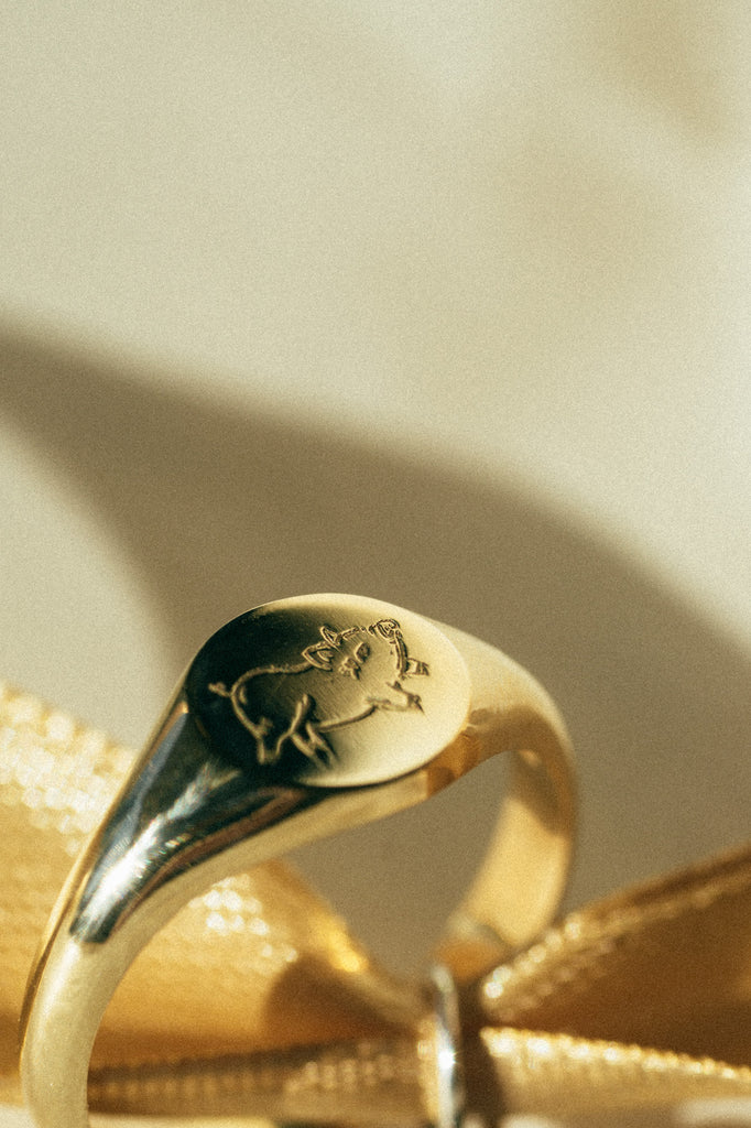 Bao Mini Ring - 14k Yellow Gold *made-to-order