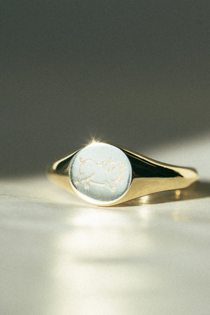 Bao Mini Ring - 14k Yellow Gold *made-to-order