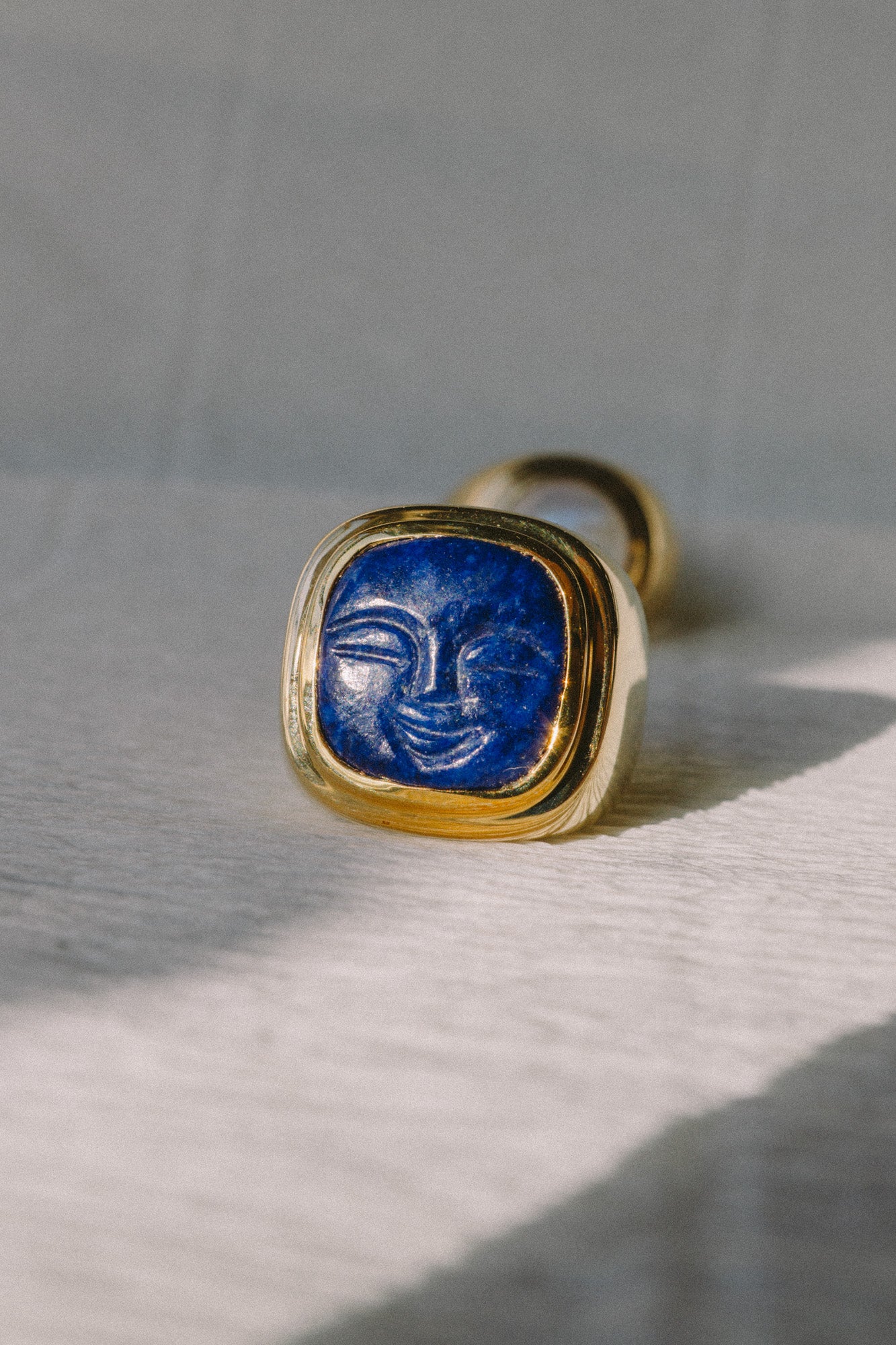 Foe & Dear *new*  Talisman Ring  - Lapis Azuli *ready-to-ship