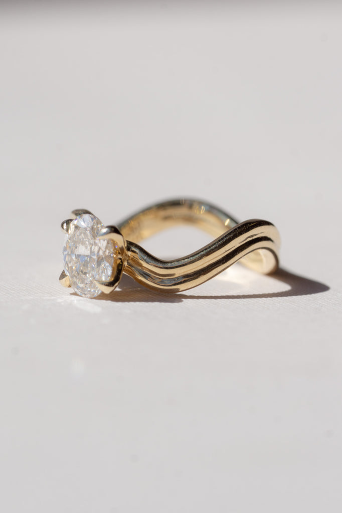 Foe & Dear - Leilani Ring - White Lab-Grown Diamond *made-to-order